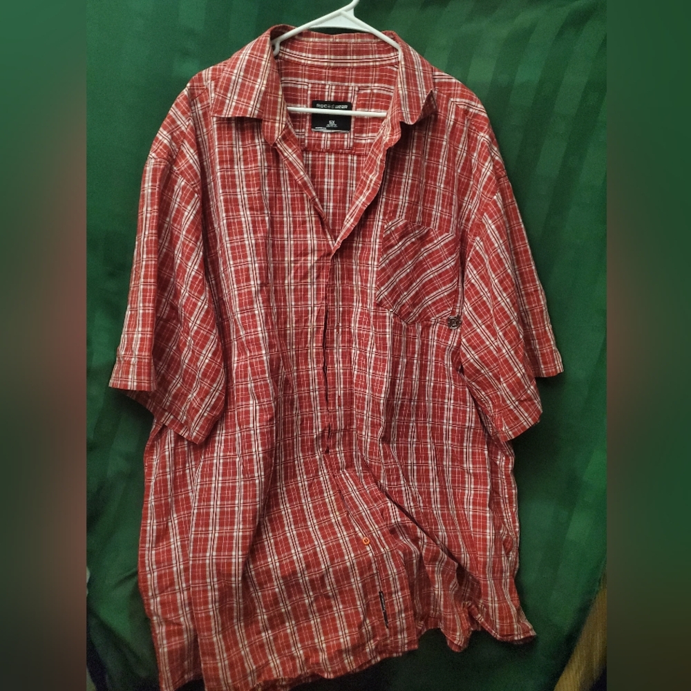5X Short Sleeve Button Up Shirt